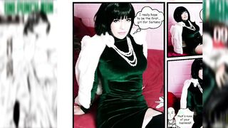 Long Titty Gothic Teens Sloppy oral sex and HUGEST Facial - Fubuki Cosplay (1 Punch Man)