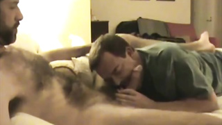 Hairy Daddy Gets Blow Job 2