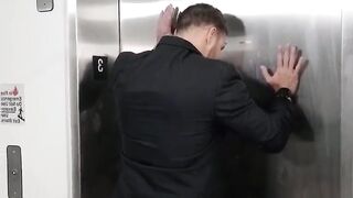 Stuck into an elevator