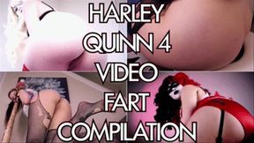 HARLEY QUINN 4 VIDEO FART COMPILATION 1080P - ELLIE IDOL