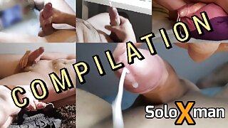 "Compilation best moments cumshots and oragasms 2022, part 1 - SoloXman"