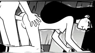 Very soft and careful anal sex comic