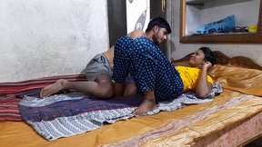 18 Year Old Indian Tamil Couple Fucking With Lustful Skinny Sex Guru Giving Love