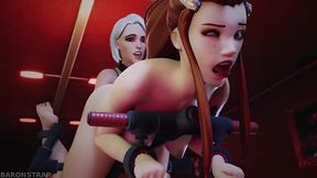 Ashe gets to be a Dom with Brigitte