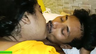 "Indian sexy bhabhi hot real fucking with young lover! Hindi sex"