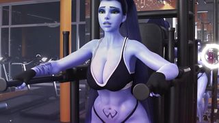 Inflated Beauty Gets Fucked in the Gym