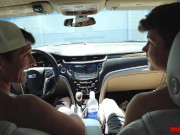 Tight Cowboy Calvin Banks gets SPITROASTED by his Frat Bros Drake Von and Colby Chambers