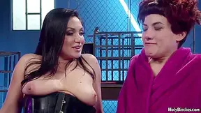 Lusty Lezzers In Bdsm Dungeon