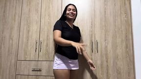 Stepsister Asks Me to Record Her Exercises for Tiktok and They End up Doing Something Else