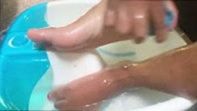 Ebony foot fetish - Goddess MXDominion uses Sexy Soles to make Special Drink for Slaves, foot domination, foot worship, foot fetish 1080