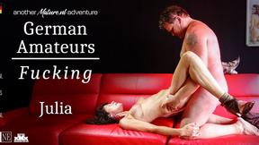 ”German amateur couple fucking with each other on camera”