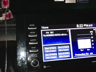 DarkChocolateBarbie smokes & sucks bf ramrod in the car at Miami hotel 1 day in advance of her BBL surgery