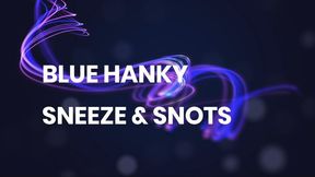 Blue Hanky Sneeze & Snots