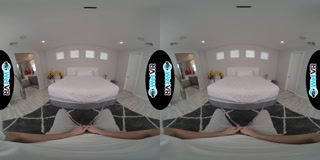 WETVR Tiny Emma Bugg Fucks Huge Dick In First VR Porn Experience
