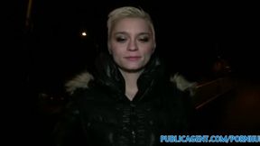 Amateur Big tits fucked near the church