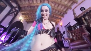 League of Legends Jinx Cosplay POV Sug &amp; Knulla Bakifrån
