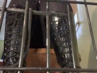 Caged Pet Play JOI - Curvy Femdom POV (it's for all genders likewise)