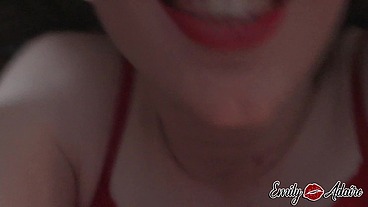 USER IS TOO NERVOUS TO HOLD THE CAMERA - is my ass to hot for him? Emily Adaire TS