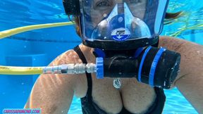 Carissa in FFM Bounty Hunter training and strip tease