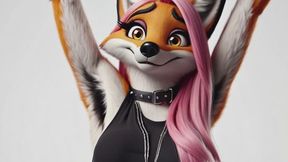 I am a FURRY girl check out my hairy armpits (Sexy furry fox girl shows us her pits)