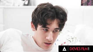 DEVILS FILM - Busty Stepsister Payton Preslee Convinces Her Stepbro To Fuck With Her