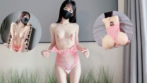 Newbie's Sinful Slip N' Slide: Amateur Girl's 1st Time With Toys (NSFW)