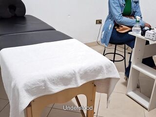 An anal/rectal exam performed by a real doctor.