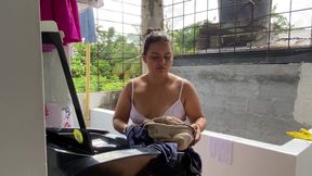 Stepmom Has Sex with Her Stepson While Stepdad Is Not Home