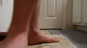 a little quickie clip of me trying out my bd dildo in my ass on bathroom floor