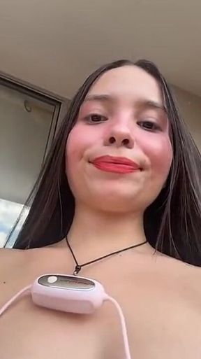 Latina Sex Body Perfect Masturbation in the Streep