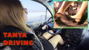 TANYA DRIVE HIGH HEELS_ full video 40 min