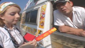 Beautyful wet pink slit of chick expects wide open for giant pole screw it