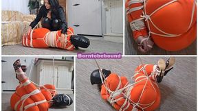 Rachel's decompressing continues with rope bondage part 2