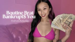 Boutine Brat Bankrupts You - Hosted by ObeyEnvyNow | Female Domination, FemDom, Asian, Financial Domination, FinDom, Money Slave, Paypig, Cash Slave, Financial Dominatrix