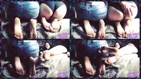 Sniff our smelly asses and lick our dirty feets