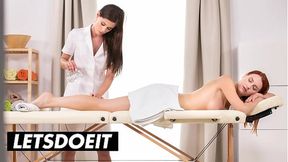 Little Caprice And Charlie Red Czech Hot Lesbian Masseuse Leads Her Client To Orgasm - A GIRL KNOWS