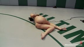 Sexy Blond with Huge Tits, Destroys Tiny Porn Star, Makes Her Submit Then Fucks Her Perfect Ass!
