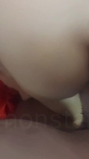Teen Moans Badly for Him to Cum with His Monster Cock