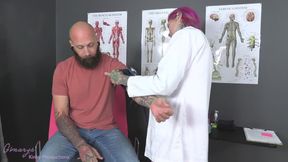 Medical Exam & Handjob: Dustin's Thorough Checkup by Inked2Plz & Ditria Rose 4K HD
