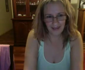 Juggy amateur mom shows her big soft tits and kneads them