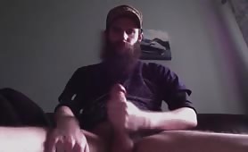 Bearded Bubba's Big Boner Bustin A Load