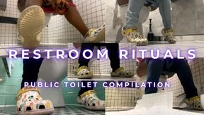 Restroom Rituals - Public Toilet and Shoe Worship Compilation