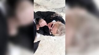 Nasty outdoor fucking into a park