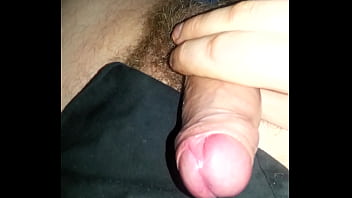 foreskin edging wank with pre cum until orgasm