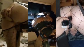 Trans nurse gets trapped and needs to fuck her way out