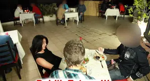 Restaurant table turns into public sex arena