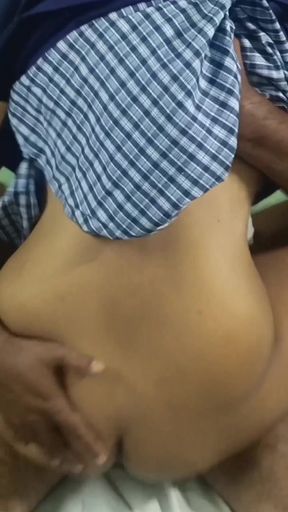 *** Enjoying Bed with Her Boyfriend with School Uniform