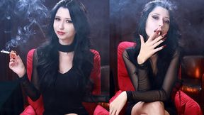 Gia your cute smoking goth