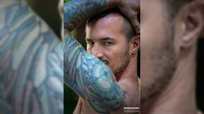 ”Unleashing Desires in Wild Game - Scene 5 with Blain O'Connor, Jayden Marcos, Derek Kage, & Paul Wagner”