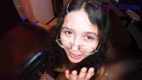 she wanted my cum no matter what! i cum on her face & inside